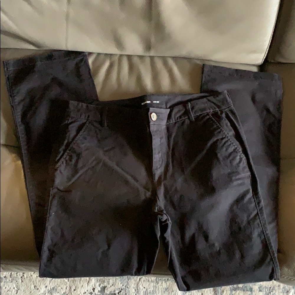 Old Navy black boot cut pants